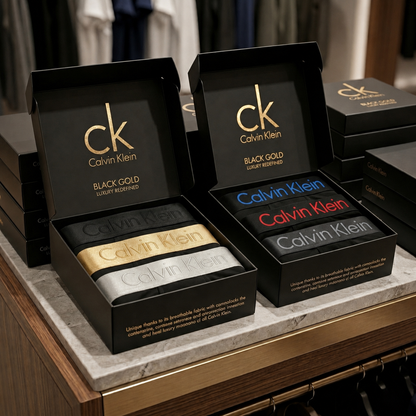 Calvin Klein Gold & Calvin Klein Black (6Pcs)