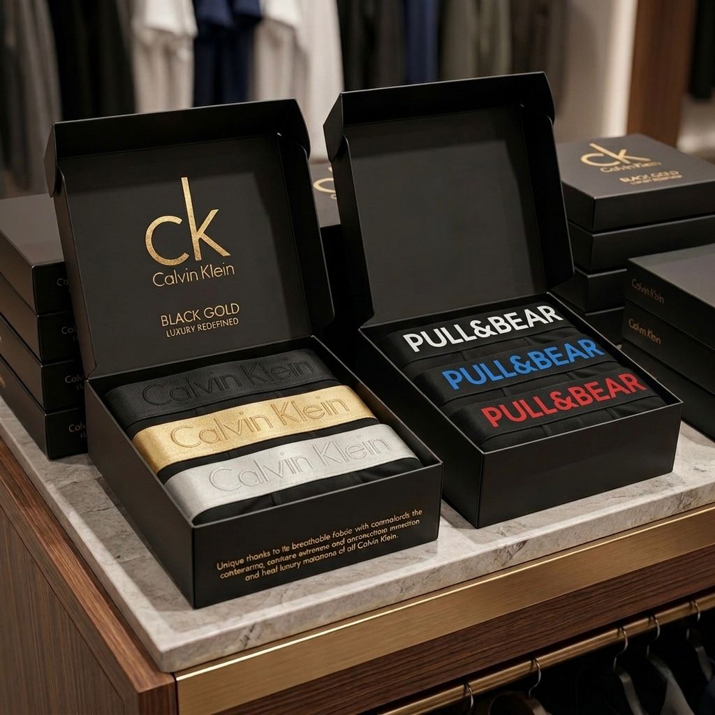 Calvin Klein Gold & Pull and Bear (6 Pcs)